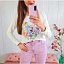 Camiseta Corazón Multicolor